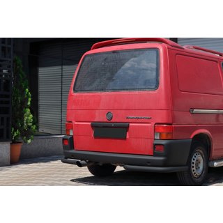 Задние уголки AK003 Черные (2 шт., нержавейка) Volkswagen T4 Caravelle/Multivan 1990–2003 гг. фото 2