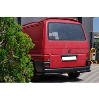 Задние уголки AK003 Черные (2 шт., нержавейка) Volkswagen T4 Caravelle/Multivan 1990–2003 гг. фото 3