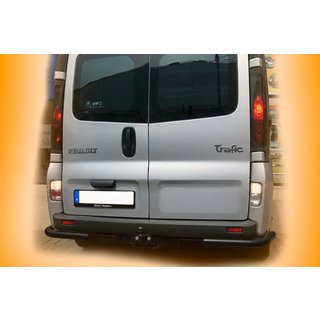 Задние уголки AK003 Черные (нержавейка) Opel Vivaro 2001–2015 гг. фото 3