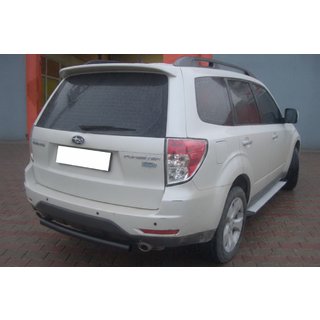 Задняя дуга AK002 Черная (нерж. сталь) Subaru Forester 2008-2013 гг. фото 1