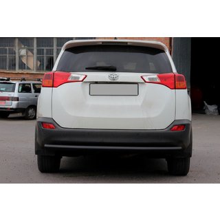 Задняя дуга AK002 Черная (нерж. сталь) Toyota Rav 4 2013-2018 гг. фото 3