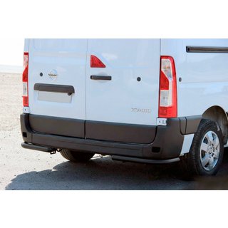 Задние уголки AK003 Черные (2 шт., нержавейка) Nissan NV400 2010-2024 гг. фото 1