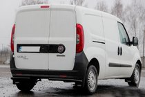 Opel Combo 2012-2018 гг. Задние угловые дуги AK003 Черный (нерж. сталь) фото 4