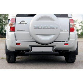 Задняя защита AK002 Черная (нерж. сталь) Suzuki Grand Vitara 2005-2017 гг.