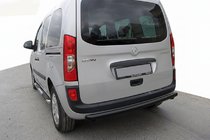 Mercedes Citan 2013-2021 гг. Задняя дуга AK002 Черная (нерж.) фото 1