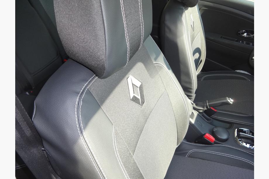 Renault Megane III 2009-2016 гг. Авточехлы (Экокожа↗Ткань, Premium) Фото 18