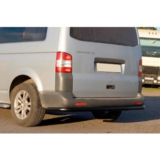 Задние уголки AK003 Черные (2 шт., нержавейка) Volkswagen T6 2015-2024 гг. фото 3