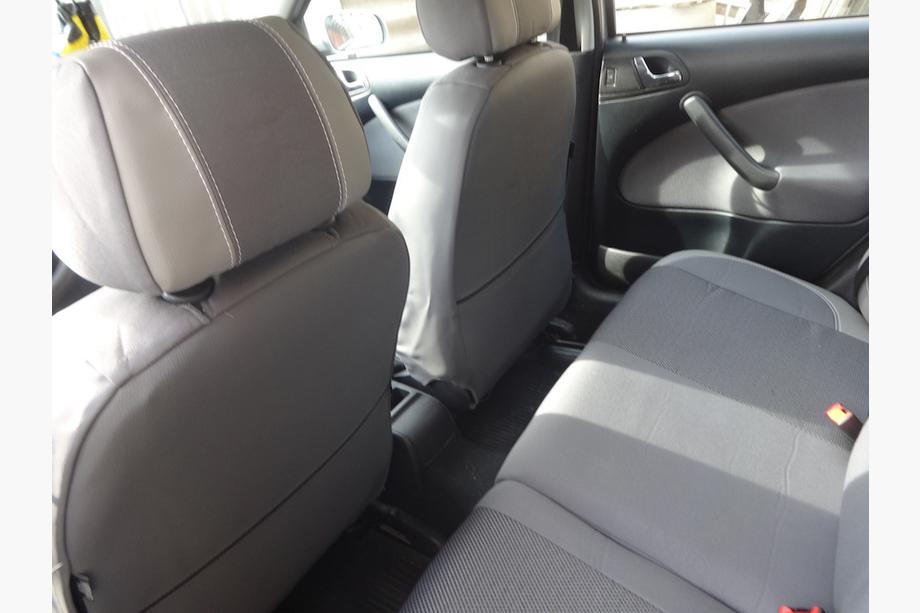 Skoda Octavia II A5 2010-2013 гг. Авточехлы (Эко-кожа↗Ткань, Premium) Фото 18