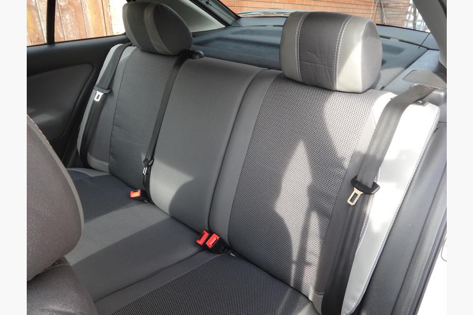 Skoda Octavia II A5 2010-2013 гг. Авточехлы (Эко-кожа↗Ткань, Premium) Фото 22