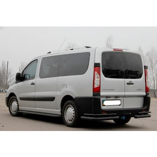 Задние углы AK-003-Double Black (2 шт., нерж.) Peugeot Expert 2007-2016 гг. фото 3