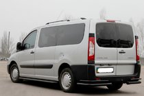 Citroen Jumpy 2007–2017 гг. Задние углы Double Black (2 шт., нерж. сталь) фото 3