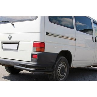 Задние двойные уголки AK003-Double Black (2 шт., нерж.) Volkswagen T4 Caravelle/Multivan 1990–2003 гг. фото 1