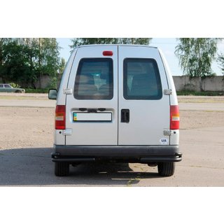 Задние двойные уголки AK003 Double Black (нерж) фото 3