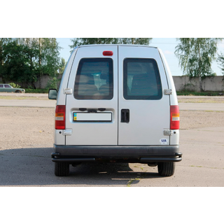 Задние двойные уголки AK003 Double Black (нерж) фото 3