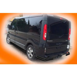 Задние Углы AK003-Двойные Black (Нержавейка) Opel Vivaro 2001–2015 гг. фото 3