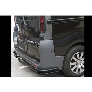 Задние Углы AK003-Двойные Black (Нержавейка) Renault Trafic 2001–2015 гг. фото 3