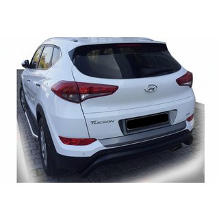 Задняя дуга AK007 Черная (нерж. сталь) Hyundai Tucson TL 2016-2021 гг.