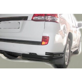 Задние угловые дуги AK003-Double Black (2 шт., нерж. сталь) Toyota Land Cruiser 200 2007-2021 гг.