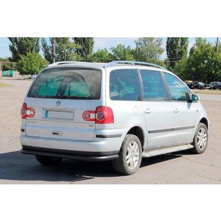 Задняя защита AK005 Черный Volkswagen Sharan 1995-2010 гг. фото 3