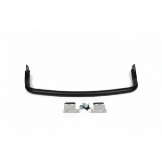 Задняя защита AK005 Черный (2 шт, нержавейка) Hyundai Santa Fe 2 2006-2012 гг. фото 3