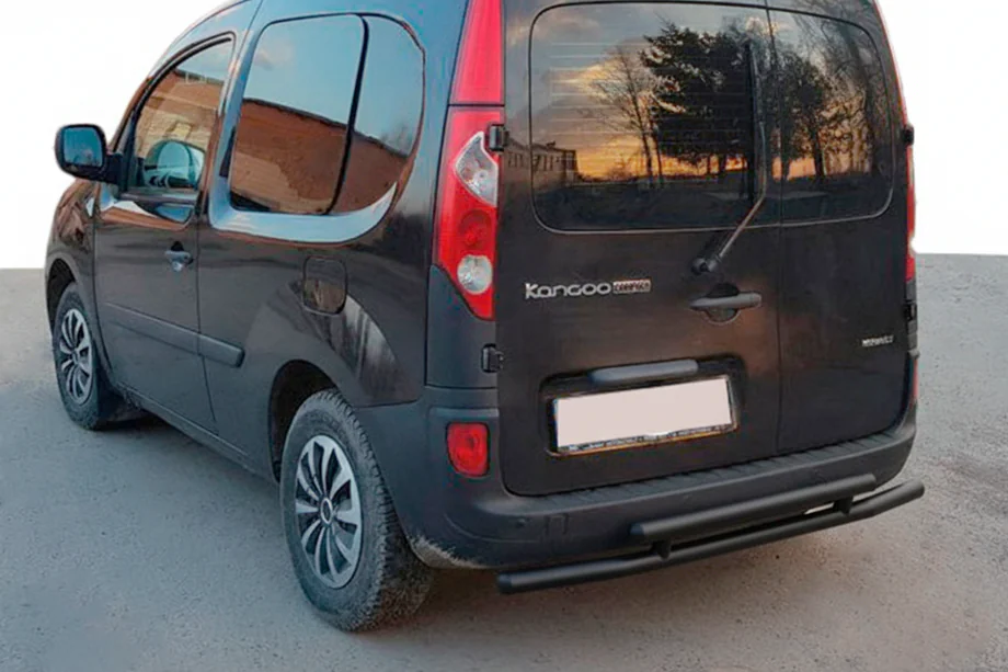 Mercedes Citan 2013-2021 гг. Задняя дуга AK002-2 Черная (Нержавеющая сталь) Фото 1