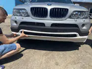 BMW X5 E53 1999–2006 гг. Накладка на передний бампер (2003-2006, под покраску) фото 7