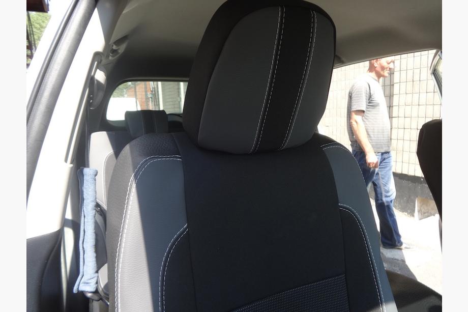Toyota Rav 4 2013-2018 гг. Авточехлы (Эко-кожа↗Ткань, Premium) Фото 31