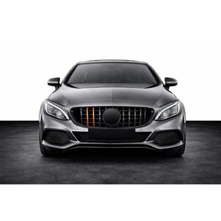 Передняя решетка Rocket (2018+, для Avantgarde/AMG-Line/C43 AMG) Mercedes C-сlass W205 2014-2021 гг. фото 1