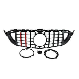 Передняя решетка Rocket (2018+, для Avantgarde/AMG-Line/C43 AMG) Mercedes C-сlass W205 2014-2021 гг. фото 2