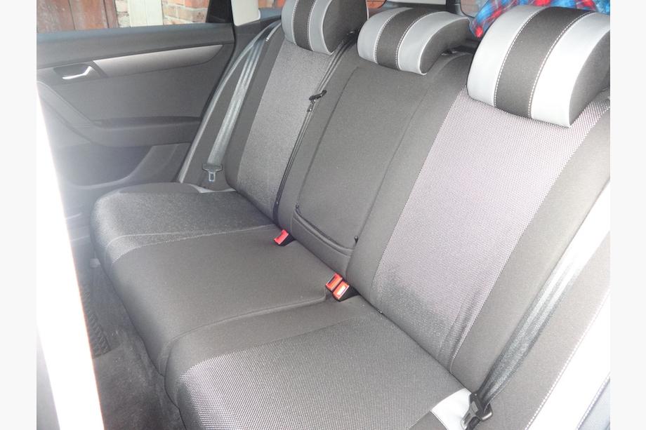 Volkswagen Passat B7 2012-2015 гг. Авточехлы (Эко-кожа↗Ткань, Premium) Фото 19