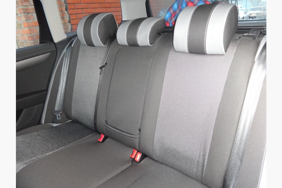 Volkswagen Passat B7 2012-2015 гг. Авточехлы (Эко-кожа↗Ткань, Premium) Фото 21