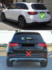 Mercedes GLC X253 2015-2022 гг. Задние брызговики Premium (для AMG, AMG-Line) фото 5