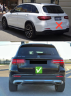 Mercedes GLC X253 2015-2022 гг. Задние брызговики Premium (для Base) фото 5