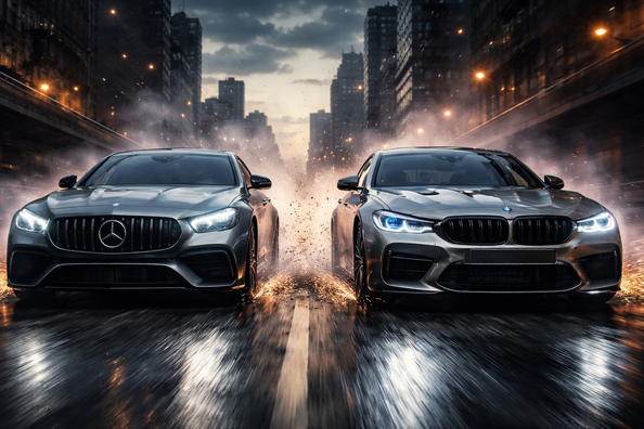 Mercedes или BMW: битва титанов