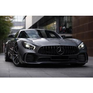 Передняя решетка радиатора GT Panamericana Black (2018+) Mercedes AMG GT C190/R190 2014-2022 гг. фото 1
