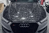 Audi A6 C7 2011-2017 гг. Капот (2014-2017, кованый карбон) фото 1