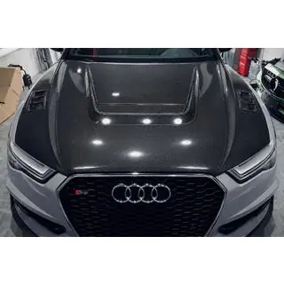 Капот (2014-2018, карбон) Audi A6 C7 2011–2018 гг.