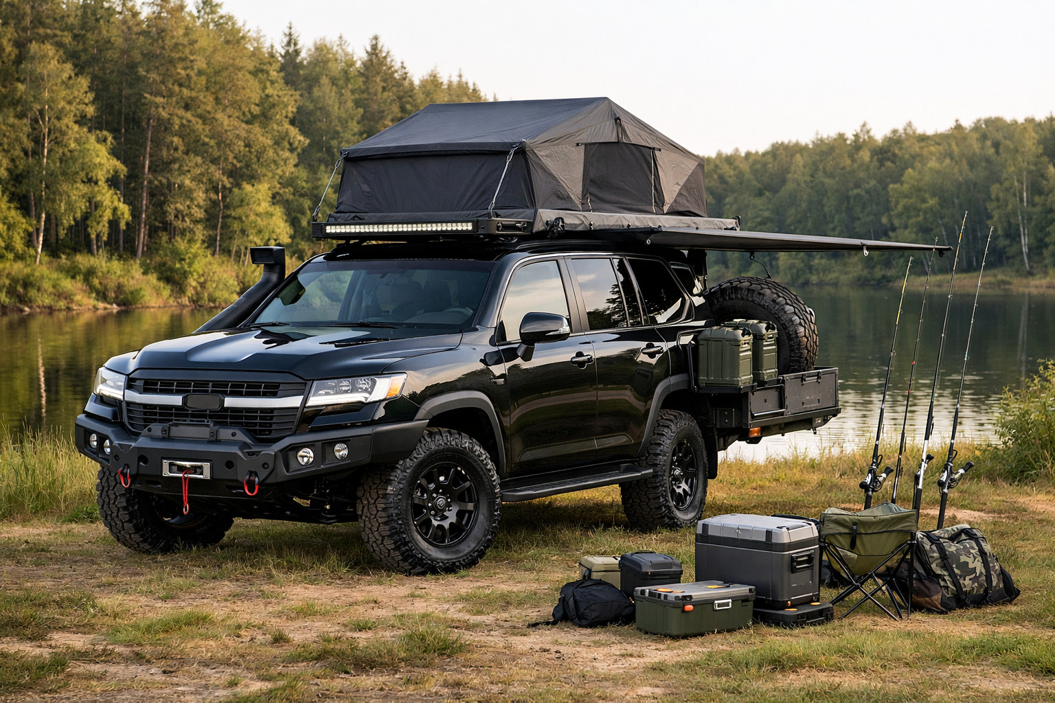 Что реально доработать в Toyota Land Cruiser 300 для рыбалки и выездов на природу