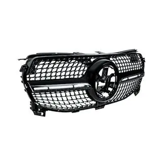 Передняя решетка Diamond Black (для Base 2019-2023) Mercedes GLE coupe C167 2019- гг. фото 3
