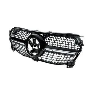 Передняя решетка Diamond Black (для Base 2018-2023) Mercedes GLE W167 2018- гг. фото 2