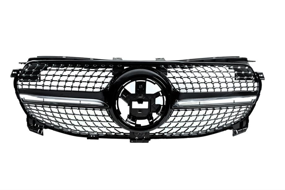 Mercedes GLE W167 2018- гг. Передняя решетка Diamond Black (для Base 2018-2023) Image