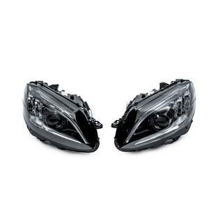 Передние фары Full LED (для галогена, 2 шт.) Mercedes C-сlass W205 2014-2021 гг. фото 1