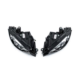 Передние фары Full LED (для галогена, 2 шт.) Mercedes C-сlass W205 2014-2021 гг. фото 4