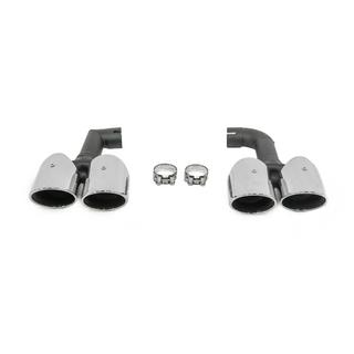 Насадки на глушитель Silver в стиле X3M F97 (V2) фото 1