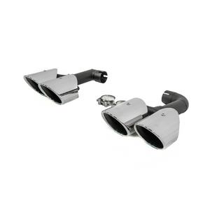 Насадки на глушитель Silver в стиле X3M F97 (V2) фото 4