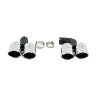 Насадки на глушитель Silver в стиле X3M F97 (V1) фото 1