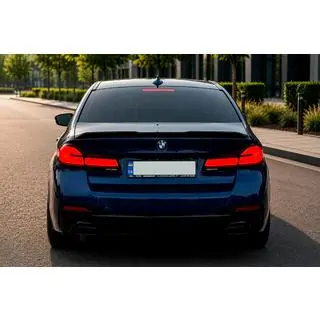 Насадки на глушитель M-Performance Black (2 шт) BMW 5 серия G30/G31 2017–2023 гг. фото 1
