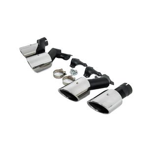 Насадки на глушитель V2 Silver в стиле X5M F95 BMW X5 G05 2019–2026 гг. фото 3