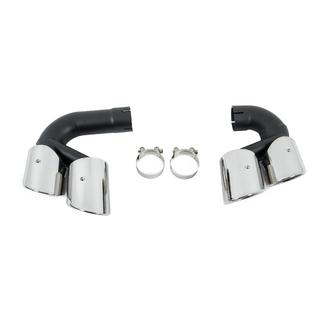 Насадки на глушитель V1 Silver в стиле X5M F95 BMW X5 G05 2019–2026 гг. фото 2