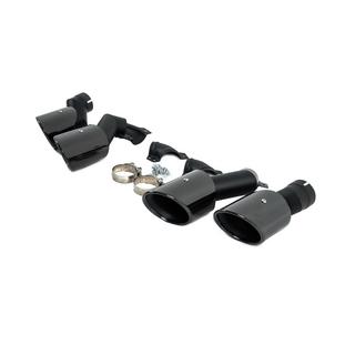 Насадки на глушитель V2 Black в стиле X6M F96 BMW X6 G06 2019–2027 гг. фото 3